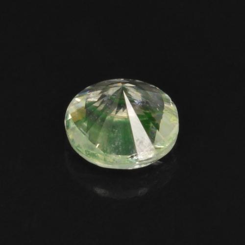 Opale ialite Verde chiaro naturale da 0.09 ct, Taglio rotondo, Trasparente