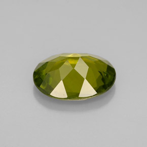 Idocrasio naturale verde da 2,18 ct, taglio ovale, VVS-VS