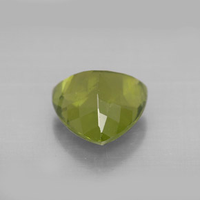 Idocrasio Verde oliva naturale da 3.12 ct, Taglio trillion, SI-I1