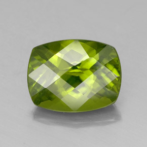 Idocrasio naturale verde da 2,40 ct, taglio a cuscino, VS
