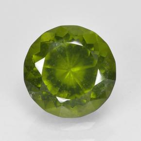 Idocrasio Verde foresta naturale da 1.58 ct, Taglio rotondo, VS