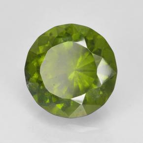 Idocrasio Verde foresta naturale da 1.58 ct, Taglio rotondo, VS