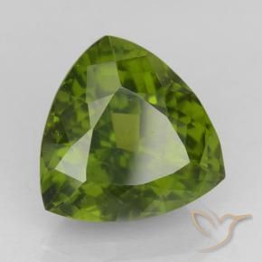 Idocrasio Verde medio naturale da 5.16 ct, Taglio trillion, VS