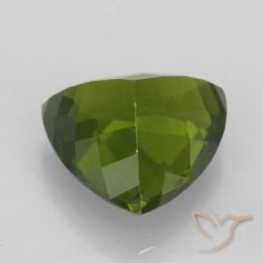 Idocrasio Verde medio naturale da 5.16 ct, Taglio trillion, VS