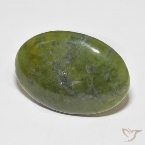 Idocrasio Verde medio naturale da 41.27 ct, Ovale, Opaco