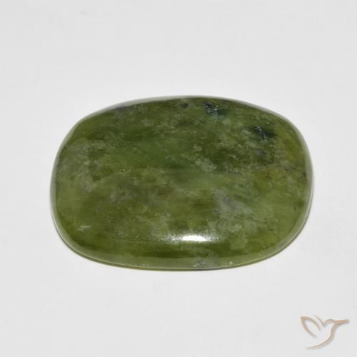 Idocrasio Terra Verde naturale da 45.31 ct, Cuscino, Opaco