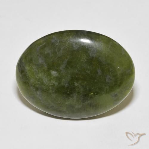 47.13ct Naturale Verde caldo Idocrasio, Ovale, Opaco