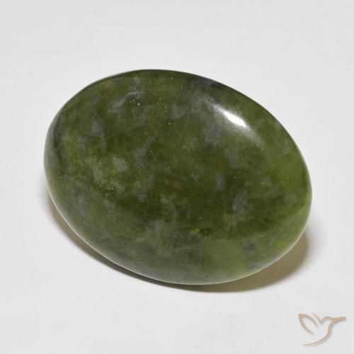 Idocrasio Verde caldo naturale da 47.13 ct, Ovale, Opaco