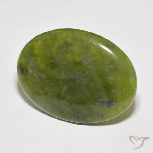 Idocrasio Verde caldo naturale da 39.43 ct, Ovale, Opaco