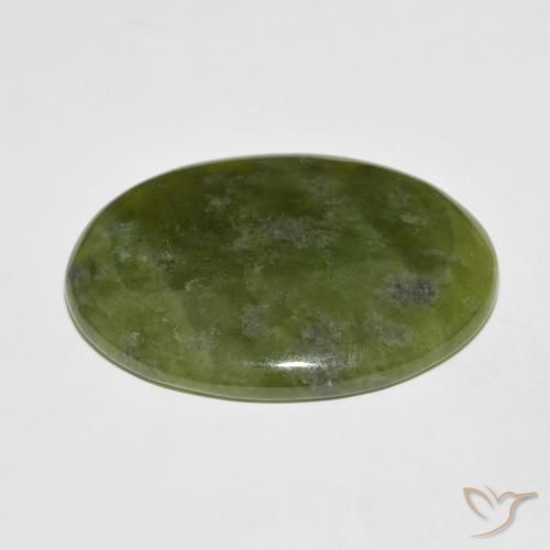 Idocrasio Verde caldo naturale da 39.43 ct, Ovale, Opaco