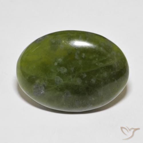 46.00ct Naturale Terra Verde Idocrasio, Ovale, Opaco