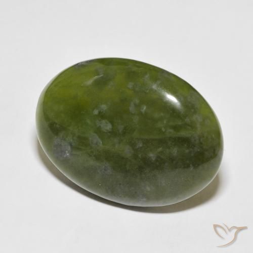 Idocrasio Terra Verde naturale da 46.00 ct, Ovale, Opaco
