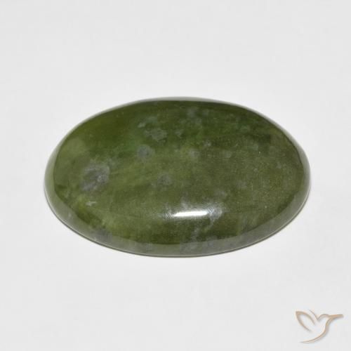 Idocrasio Terra Verde naturale da 46.00 ct, Ovale, Opaco