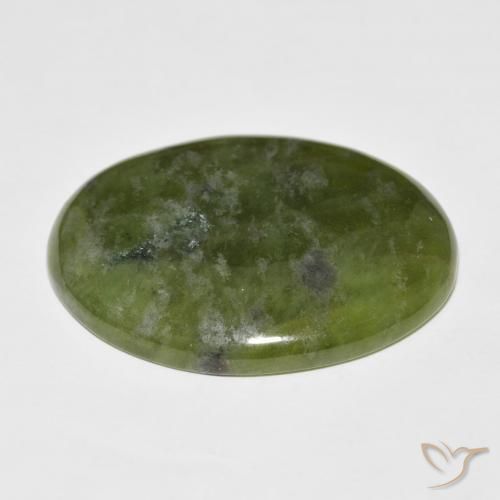 Idocrasio Verde caldo naturale da 33.41 ct, Ovale, Opaco