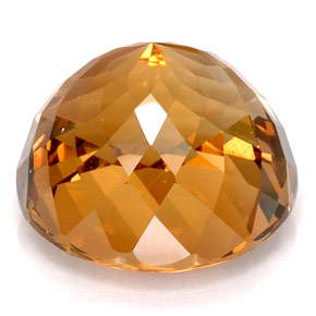 Topazio imperiale naturale arancione da 45,11 ct, taglio rotondo, VVS