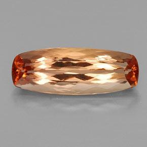 Topazio imperiale Arancio Medio naturale da 7.13 ct, Cuscino, VVS-VS