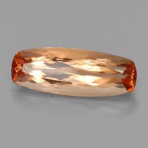 Topazio imperiale Arancio Medio naturale da 7.13 ct, Cuscino, VVS-VS