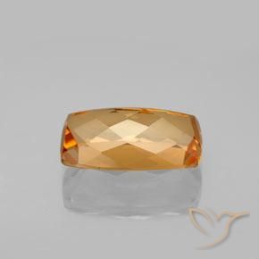 Topazio imperiale Marrone arancio naturale da 5.45 ct, Cuscino, VVS