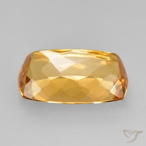 Topazio imperiale Arancione brillante naturale da 4.48 ct, Cuscino, VVS