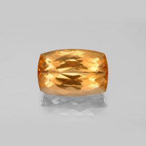 Topazio imperiale Arancio Intenso naturale da 4.63 ct, Taglio a cuscino, VVS