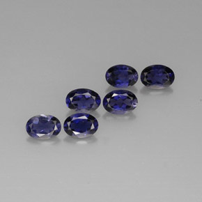 Iolite naturale blu da  ct, taglio ovale, VS