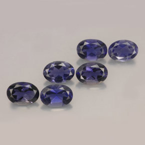 Iolite naturale blu da  ct, taglio ovale, VS