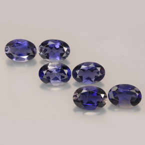 Iolite naturale blu da  ct, taglio ovale, VS