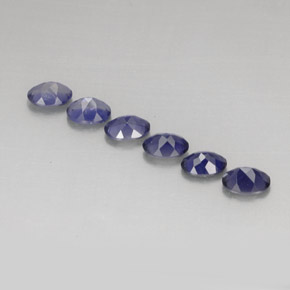 Iolite naturale blu da  ct, taglio ovale, VVS-VS