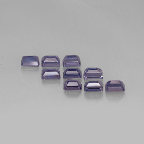Iolite naturale blu da  ct, taglio smeraldo, VS