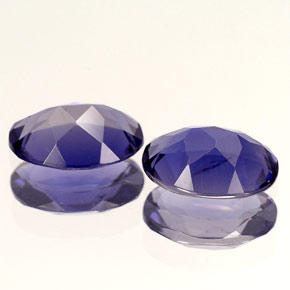 Gemme di Iolite Viola Blu naturale da  ct, Taglio ovale, VS