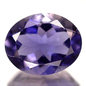 Iolite naturale blu da 1,95 ct, taglio ovale, VS-SI