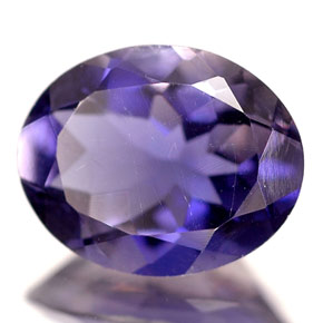 Iolite naturale blu da 1,95 ct, taglio ovale, VS-SI