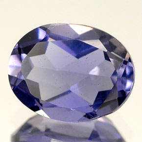 Iolite naturale blu da 1,59 ct, taglio ovale, VS