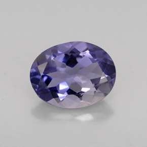 Iolite naturale blu da 1,39 ct, taglio ovale, VS