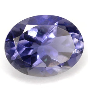 Iolite naturale blu da 1,39 ct, taglio ovale, VS