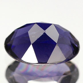 Iolite Viola Blu naturale da 0.58 ct, Taglio ovale, VS