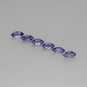 Iolite naturale blu da  ct, marchesa, VS
