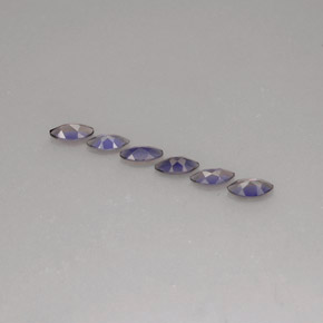 Iolite naturale blu da  ct, marchesa, VS