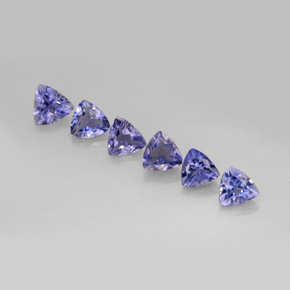 Iolite naturale blu viola da  ct, trillion, VS