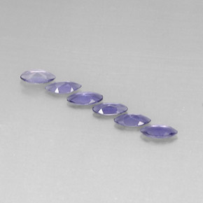 Iolite naturale blu da  ct, marchesa, VVS-VS