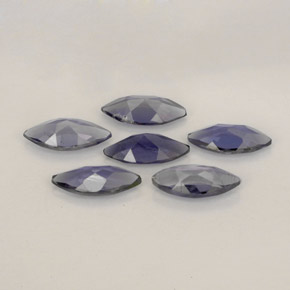 Iolite naturale blu da  ct, marchesa, VS