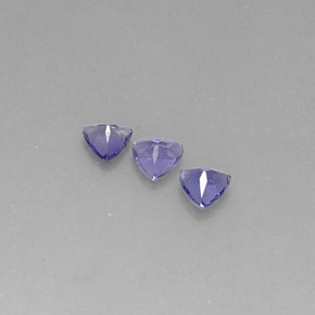 Iolite naturale viola da  ct, trillion, VS