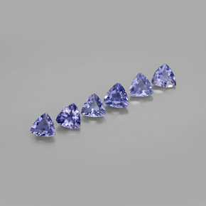 Iolite naturale blu da  ct, trillion, VS