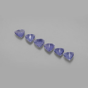 Iolite naturale blu da  ct, trillion, VS
