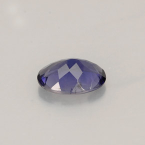 Iolite naturale viola da 0,59 ct, taglio ovale, VS