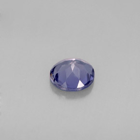 Iolite naturale blu viola da 0,39 ct, taglio rotondo, VS