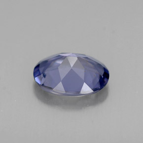 Iolite naturale blu da 0,83 ct, taglio ovale, VVS-VS