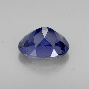 Iolite naturale blu da 1,23 ct, taglio ovale, VS-SI