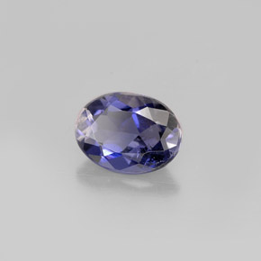 Iolite Viola naturale da 0.94 ct, Taglio ovale, VS