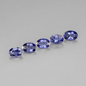 Iolite naturale blu da  ct, taglio ovale, VS